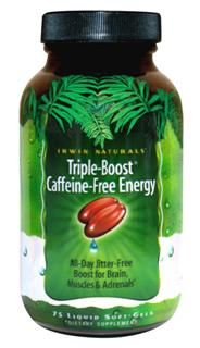 Triple Boost Caffeine-Free Energy(75 softgels) Irwin Naturals